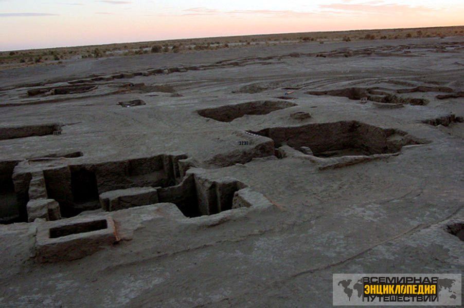 Гонур-Депе - храмовый город древней цивилизации, открытой знаменитой Маргианской экспедицией